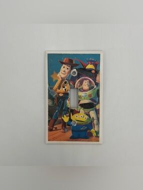 RARE Custom Handmade Disney Toy Story Pixar Single Toggle Light Switch Cover